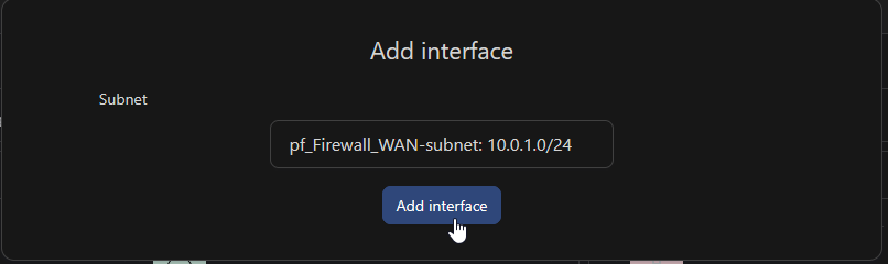 Create Firewall 11